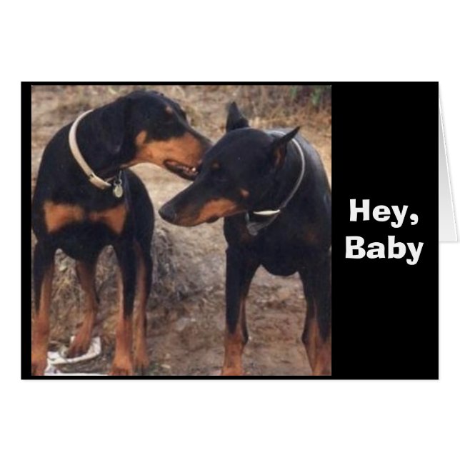 Cartão Ei, Baby...! (Frente Horizontal)