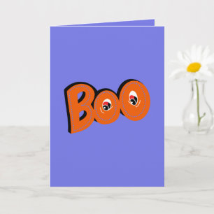 Cartão Ei, Boo, Eu Te Assustei A Típica A Desenhar Arte