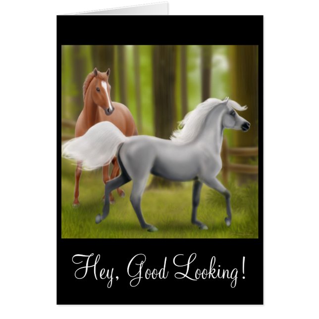 Cartão Ei, Carteira De Cavalo De Bom Olho (Frente)