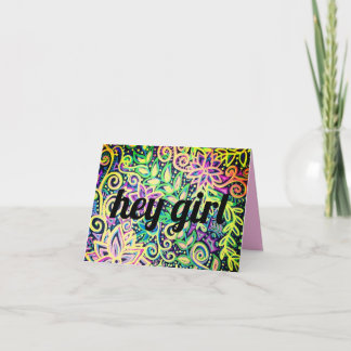 Cartão Ei garota, ei