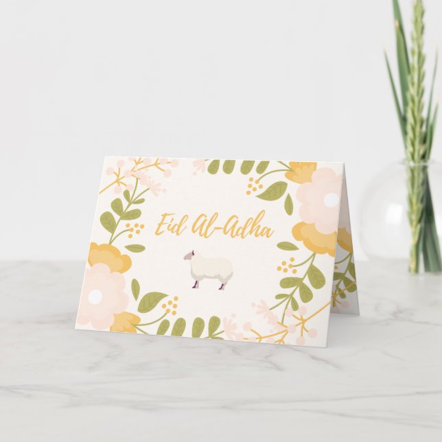 Cartão Eid Al-Adha (Frente)