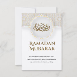 Cartão Eid Mubarak Card with Masjid