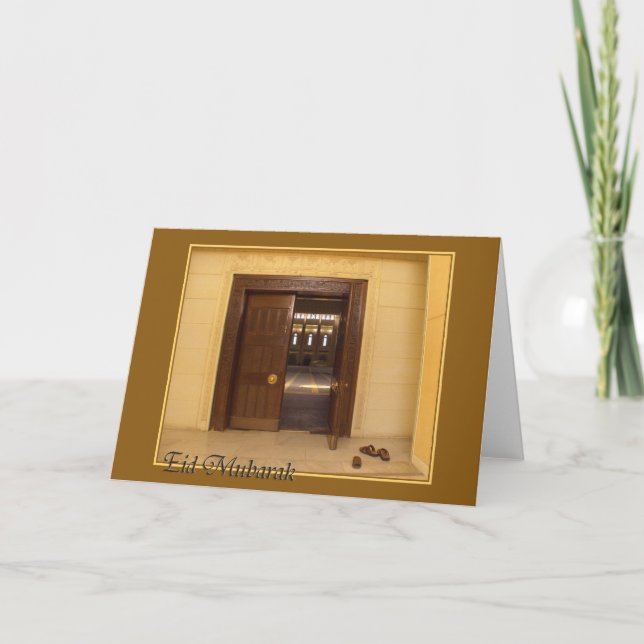 Cartão Eid mubarak - Ramadan Kareem (Frente)