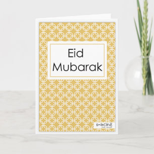 Cartão Eid Mubarak - Simples