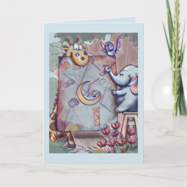 Cartão Eid para crianças (Frente)