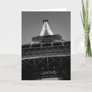 Cartão Eiffel ao céu