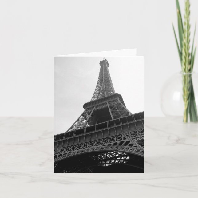 Cartão Eiffel Tower  - blank notecards (Frente)