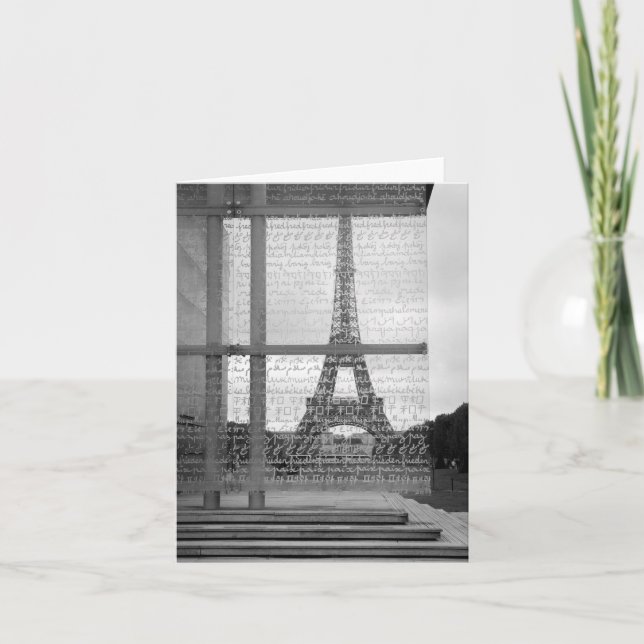 Cartão Eiffel Tower Card (Frente)