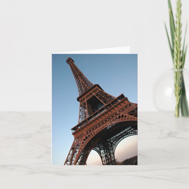 Cartão Eiffel Tower Notecard (Frente)