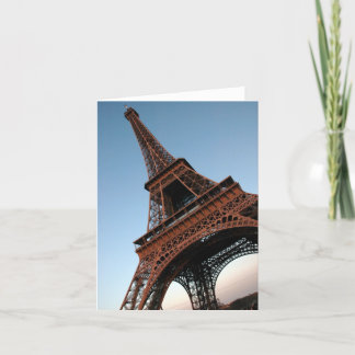 Cartão Eiffel Tower Notecard