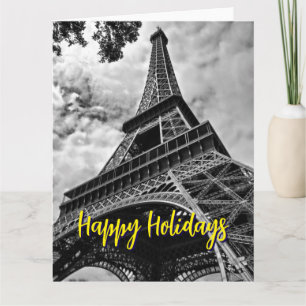 Cartão Eiffel Tower Paris Viagem Vintage Retro Art