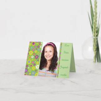 Cartão Einladung zur Jugendweihe