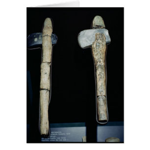 Cartão Eixos Pedra, Pré-histórico