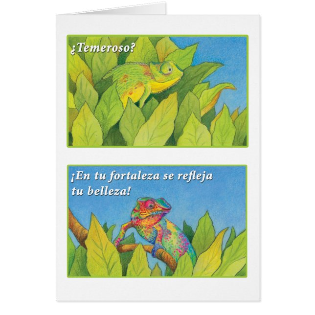 Cartão EL Camaleón, tarjeta (Frente)