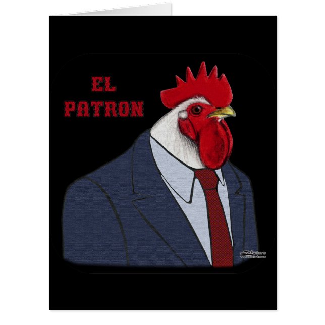 Cartão El Gallo Patron (Frente)