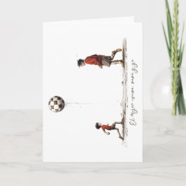 Cartão El mejor equipo, papá y yo.