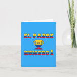 Cartão El Padre Número 1 - Number 1 Dad in Colombian<br><div class="desc">Have a look at my new & popular Colombian gifts:


See all my new & popular products for Dads:</div>