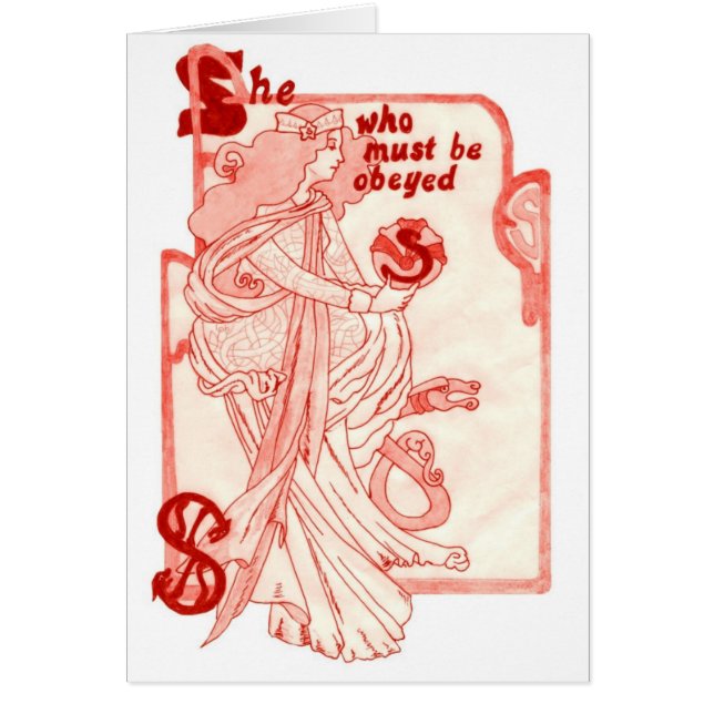 Cartão Ela (Frente)