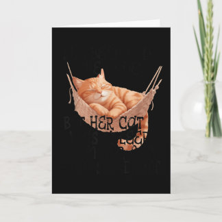 Cartão Ela Acreditava Que Conseguia Mas O Seu Gato Estava