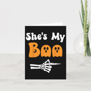 Cartão Ela é a minha Casal de Boo Correspondente ao Dia d