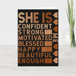 Cartão Ela É Eu Mulheres Negras Lindas Fortes Abençoadas 