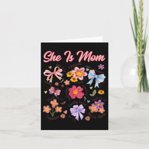 Cartão Ela É Mãe Dia de as mães Cristã Jesus Mama Religiã