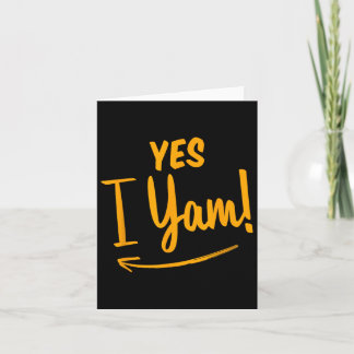 Cartão Ela é Minha Batata Doce Eu Yam Casal Agradecido