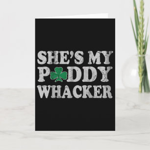 Cartão Ela É Minha Paddy Whacker Casais Dia de São Patríc
