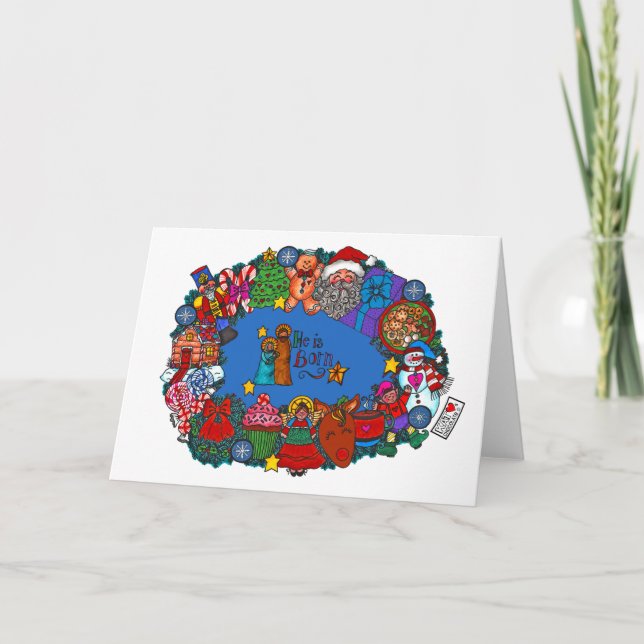 Cartão Ele É Nascer (Frente)