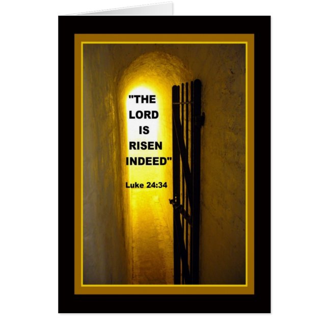 Cartão ELE É O RISEN Card (Frente)