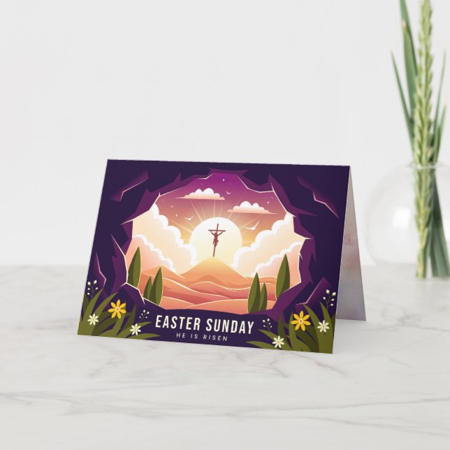 Cartão Ele é Risen (Frente)