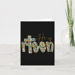 Cartão Ele É Risen Floral Primavera Páscoa Jesus Christia