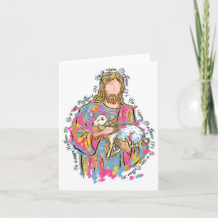 Cartão Ele Está Risado Jesus E Felz pascoa De Deus