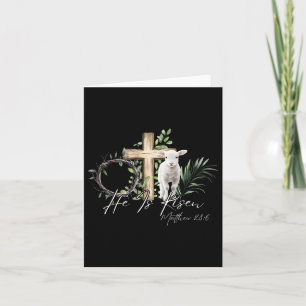 Cartão Ele Está Riscado Jesus Cristo, Páscoa Engraçado, M