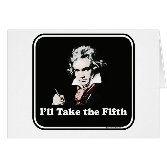 Cartão Ele leva o quinto! (Frente Horizontal)