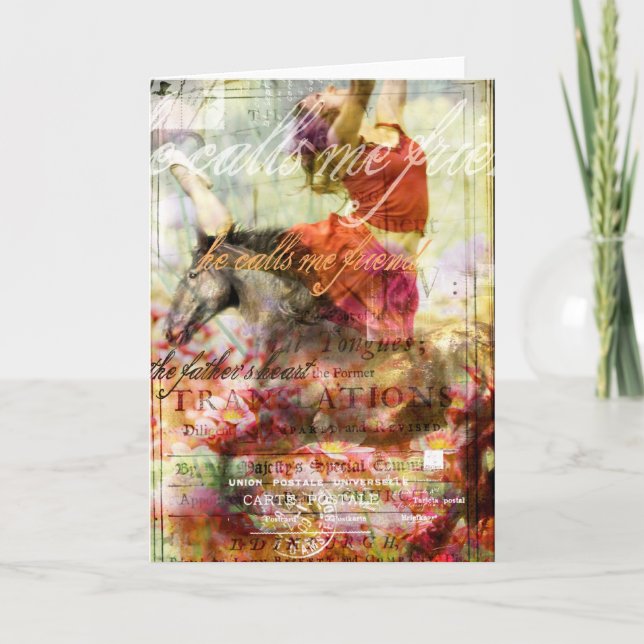 Cartão Ele me chama de Amigo (Frente)