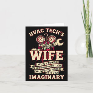 Cartão Ele Não É Engraçado Imaginário Técnico de HVAC Esp