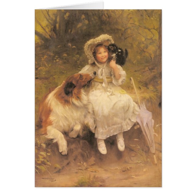 Cartão Ele não vai machucá-lo. 1907 (Frente)