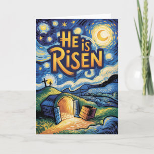 Cartão “Ele Ressuscitou Easter Lote Congregação da Igreja
