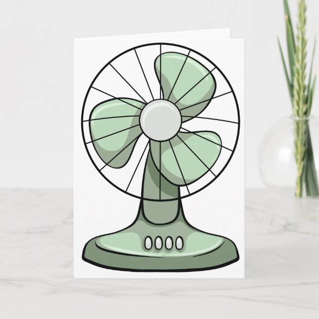 Cartão Electric fan (Frente)