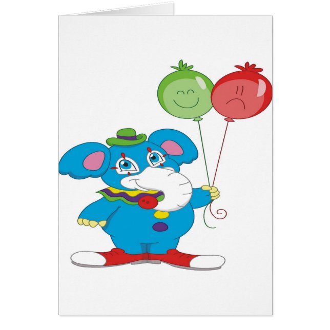 Cartão Elefante do Partido (Frente)