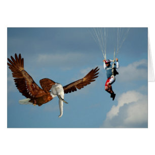 Cartão Elefante elegante Eagle