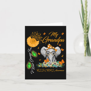 Cartão Elefante Eu Visto Laranja Para O Meu Avô Rsd Crps 