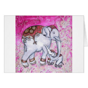 CARTÃO ELEFANTES TAILANDESES