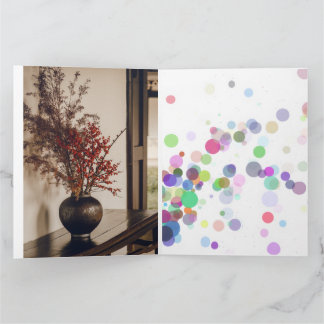 Cartão "Elegância Rústica - Natureza num Vaso"