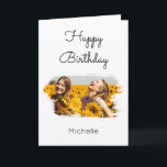 Cartão Elegant BFF Best Friends Forever Birthday Card<br><div class="desc">An elegant best friends photo design allowing you to DIY personalize the photos to your own BFF personal ones. Ideal personal gift for yourself or for your besties birthday,  Christmas or gift for any other special occasion. Perfect unique memory gift for all.</div>