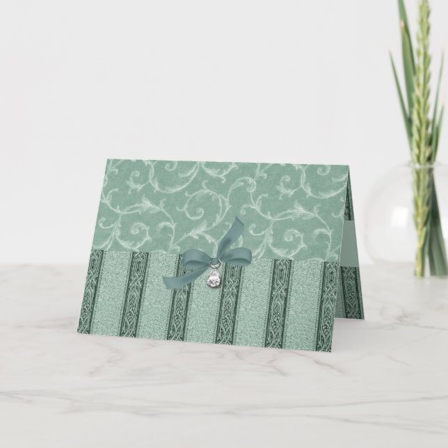 Cartão Elegant- Birthday Card: Elegance Collection (Frente)