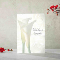 Elegant Calla Lily Sympathy