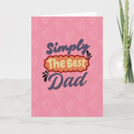 Cartão Elegant Father’s Day Greetings Card