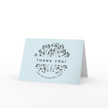 Elegant Floral Doctor Nurse Caregiver Thank You